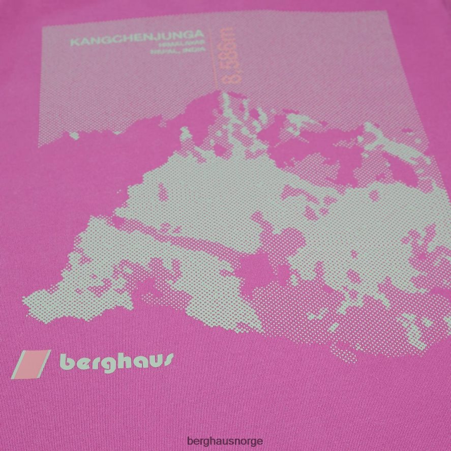 kanchenjunga statisk t-skjorte Berghaus kvinner lilla F262D6498 klær