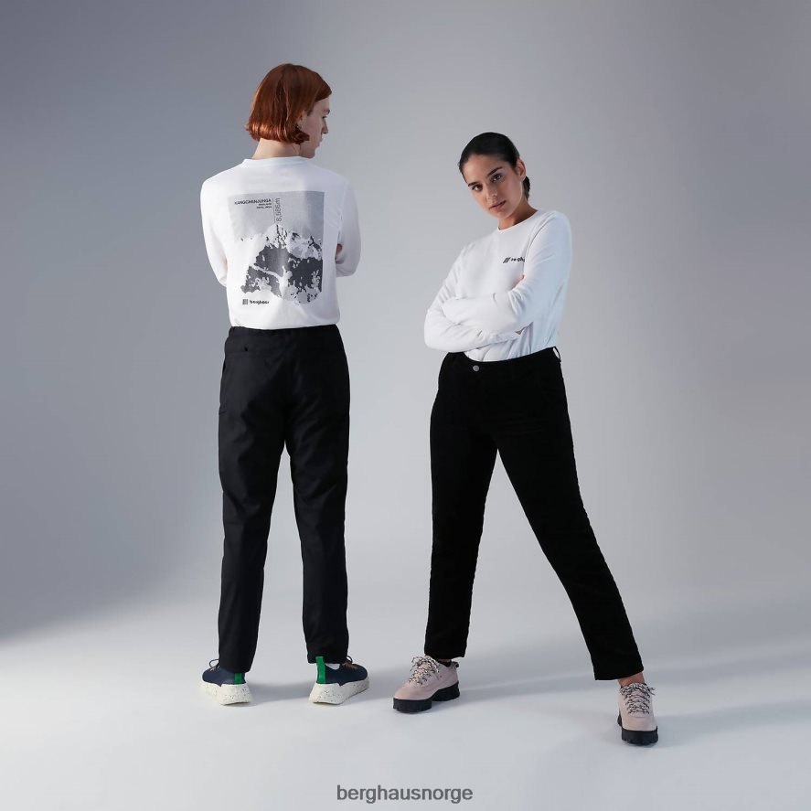 kanchenjunga statiske langermede t-skjorter Berghaus kvinner hvit F262D6494 klær