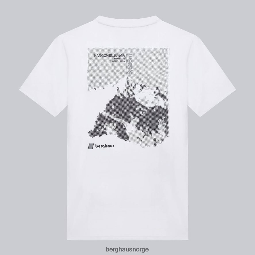 kanchenjunga statiske t-skjorter Berghaus kvinner hvit F262D6495 klær