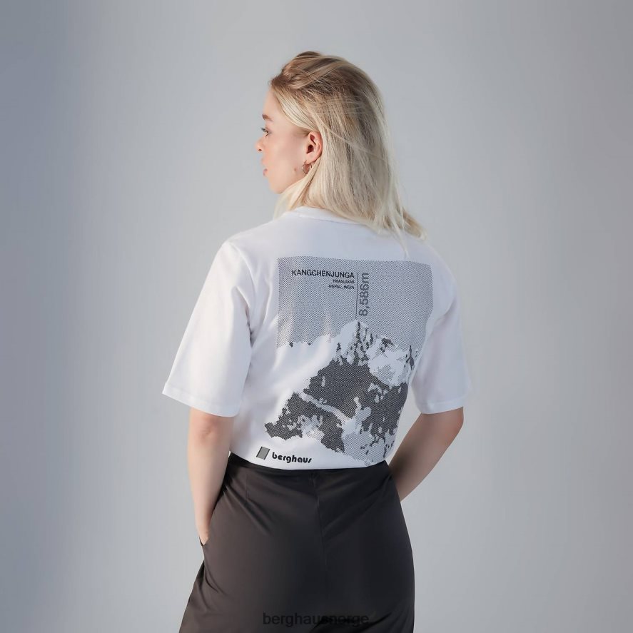 kanchenjunga statiske t-skjorter Berghaus kvinner hvit F262D6495 klær