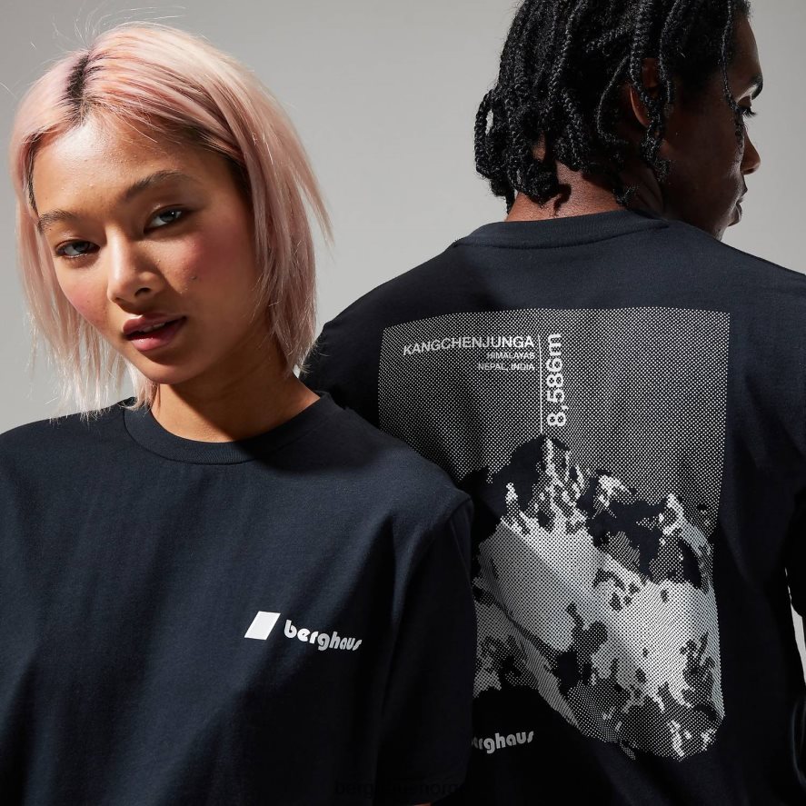 kanchenjunga statiske t-skjorter Berghaus kvinner svart F262D6496 klær