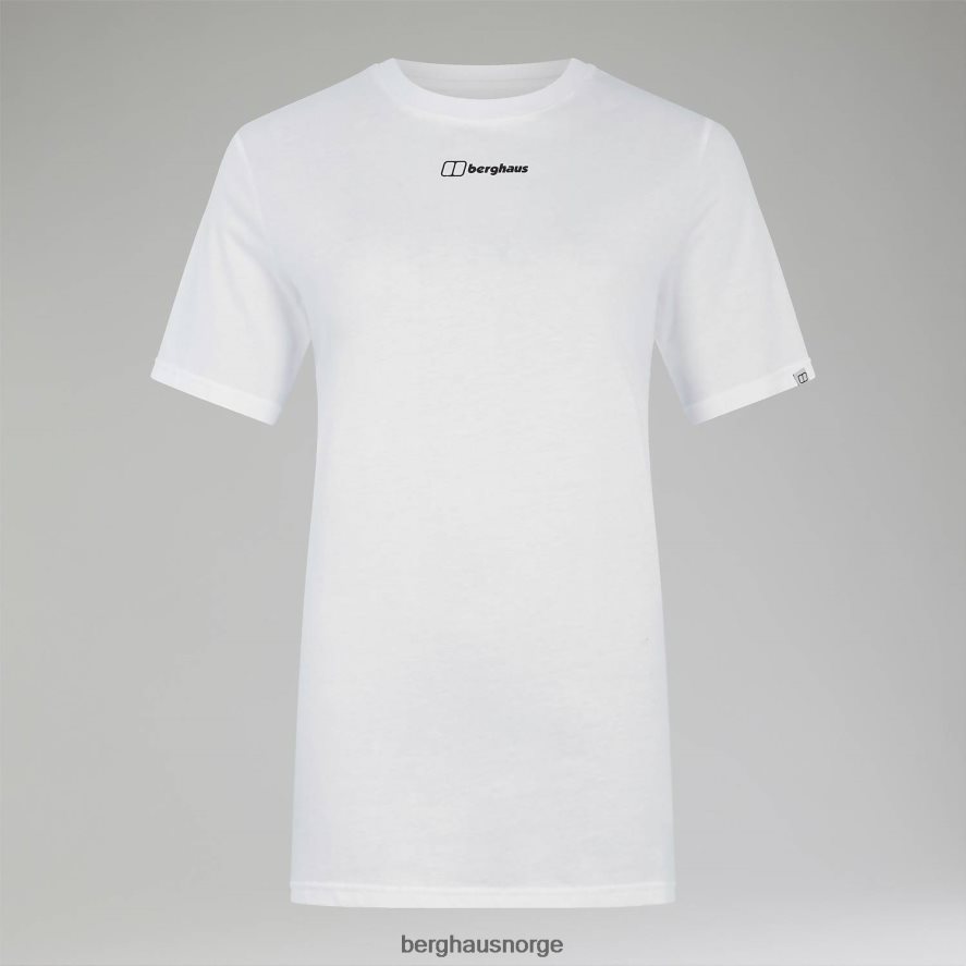kjæreste buttermere kortermet t-skjorte Berghaus kvinner hvit F262D6470 klær