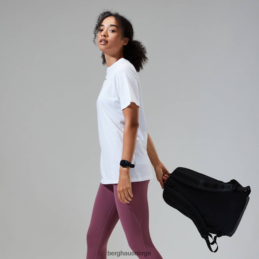 kjæreste buttermere kortermet t-skjorte Berghaus kvinner hvit F262D6470 klær