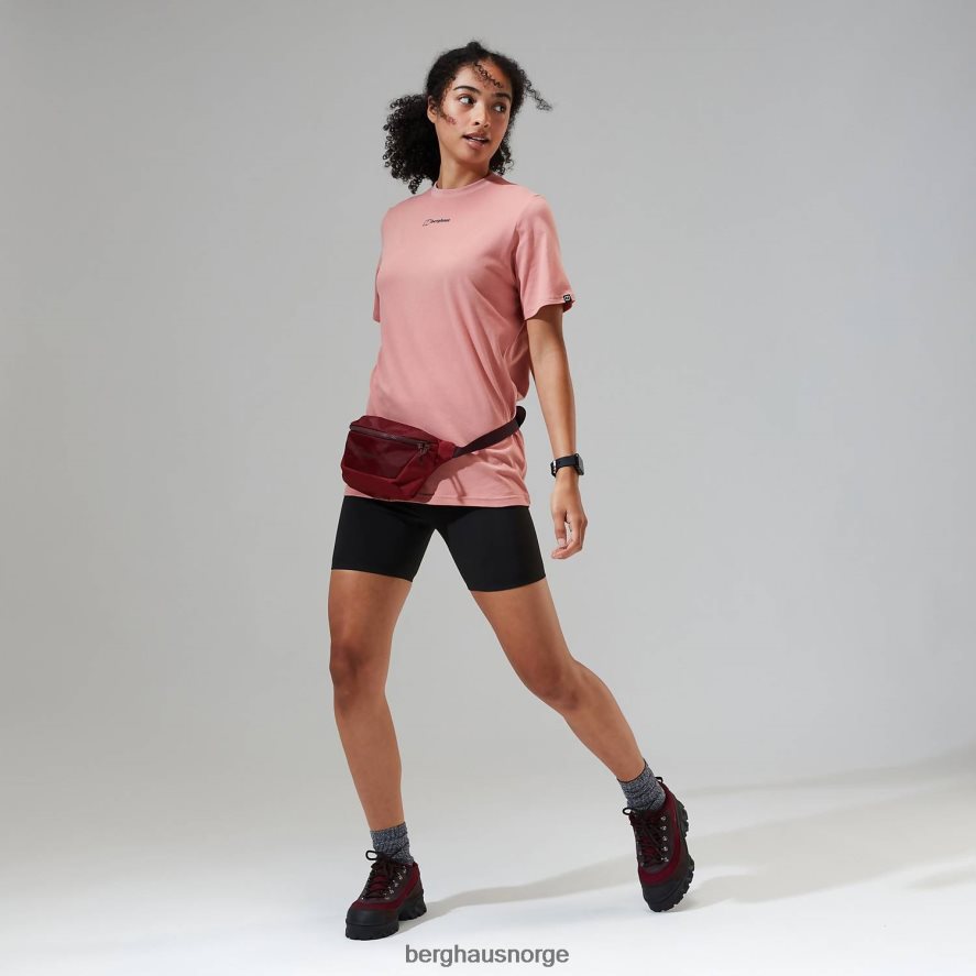 kjæreste buttermere kortermet t-skjorte Berghaus kvinner rosa F262D6471 klær