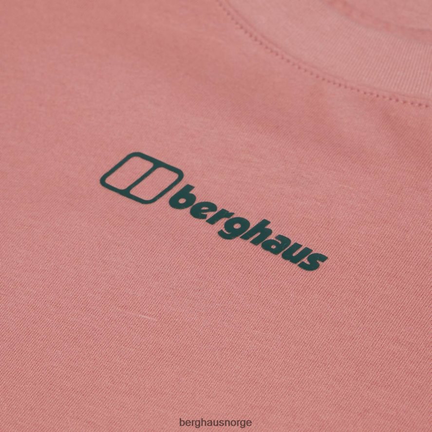 kjæreste buttermere kortermet t-skjorte Berghaus kvinner rosa F262D6471 klær