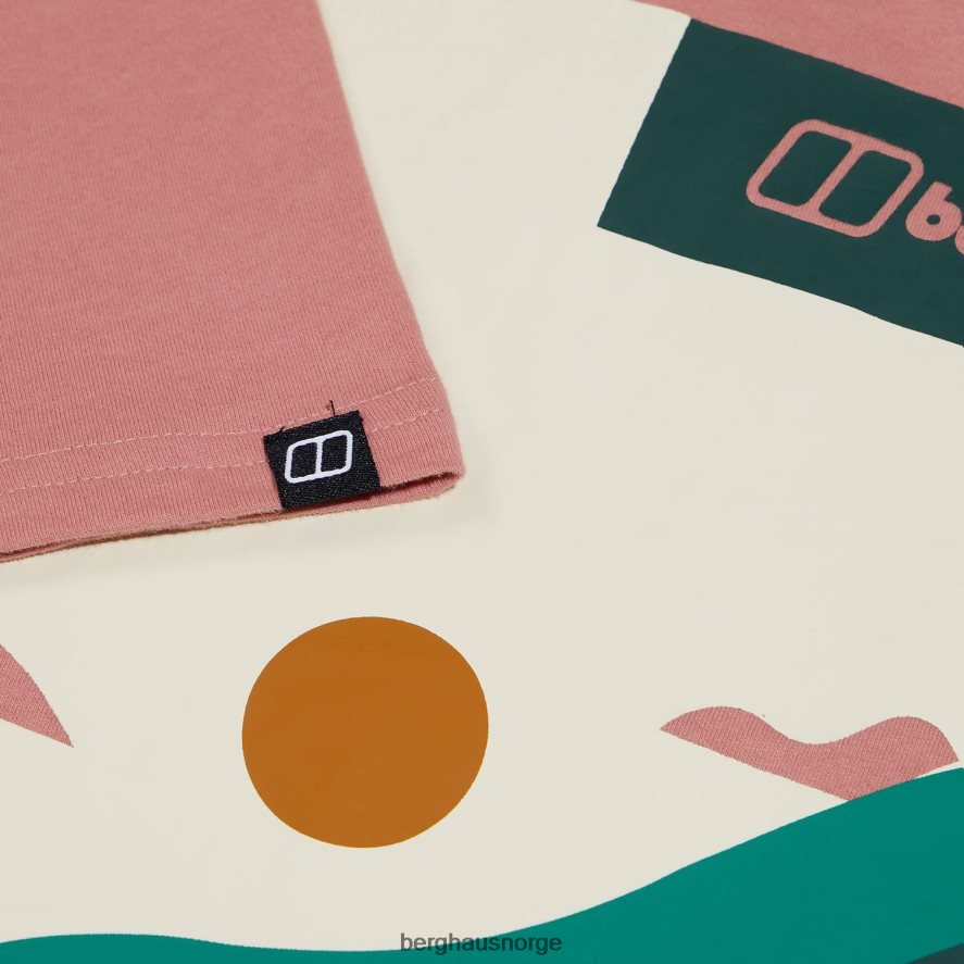 kjæreste buttermere kortermet t-skjorte Berghaus kvinner rosa F262D6471 klær