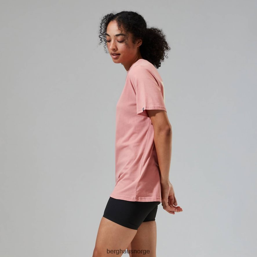 kjæreste buttermere kortermet t-skjorte Berghaus kvinner rosa F262D6471 klær