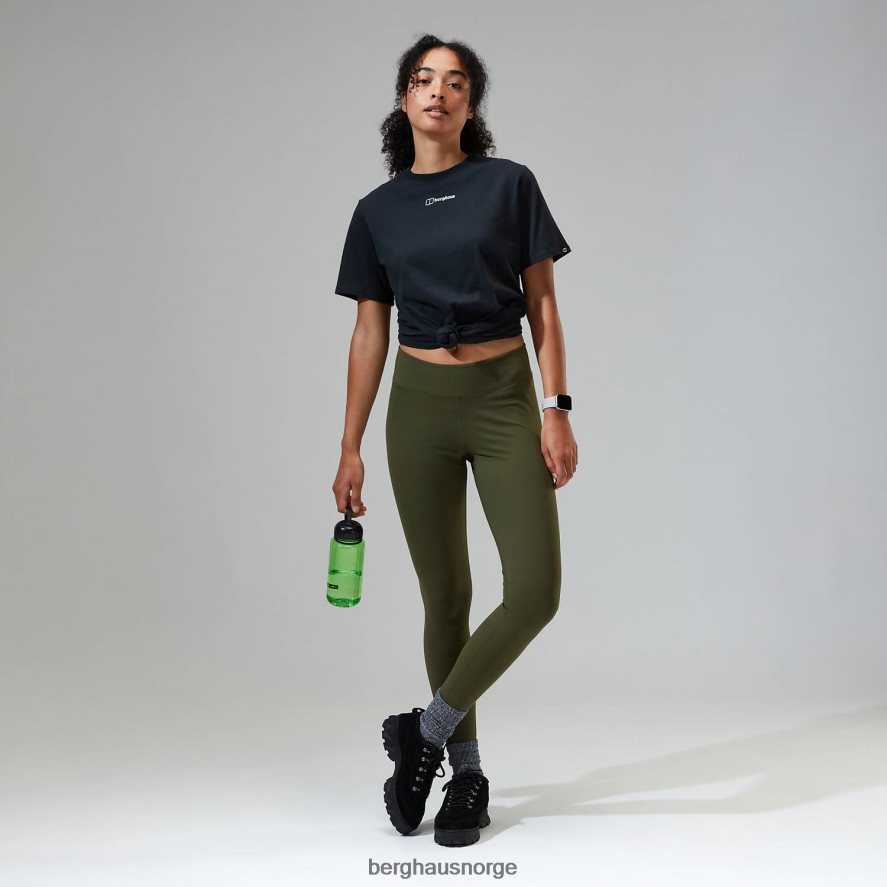 kjæreste buttermere kortermet t-skjorte Berghaus kvinner svart F262D6469 klær