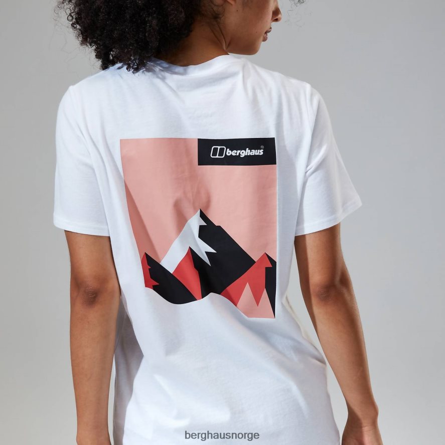 kjæreste dolomittene mtn kortermet tee Berghaus kvinner hvit F262D6461 klær
