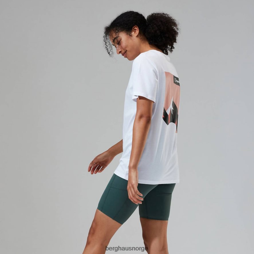 kjæreste dolomittene mtn kortermet tee Berghaus kvinner hvit F262D6461 klær