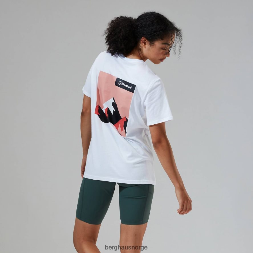 kjæreste dolomittene mtn kortermet tee Berghaus kvinner hvit F262D6461 klær