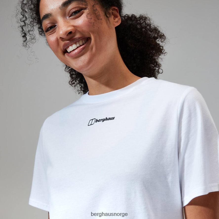 kjæreste dolomittene mtn kortermet tee Berghaus kvinner hvit F262D6461 klær