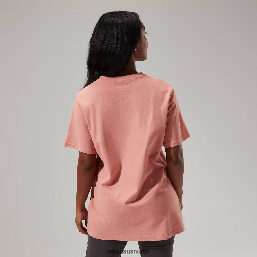 kjærestelogo med kortermet t-skjorte Berghaus kvinner steg daggry F262D6489 klær