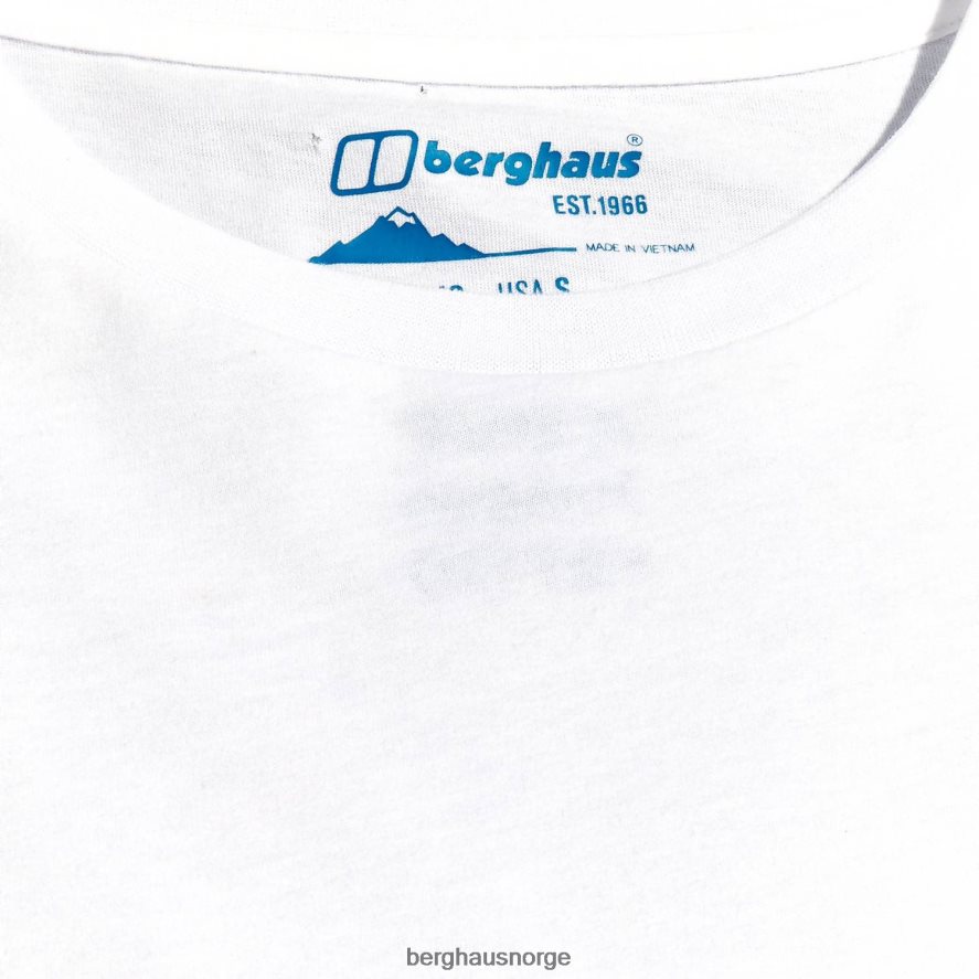 lineær landskap langermet t-skjorte Berghaus kvinner hvit F262D6478 klær