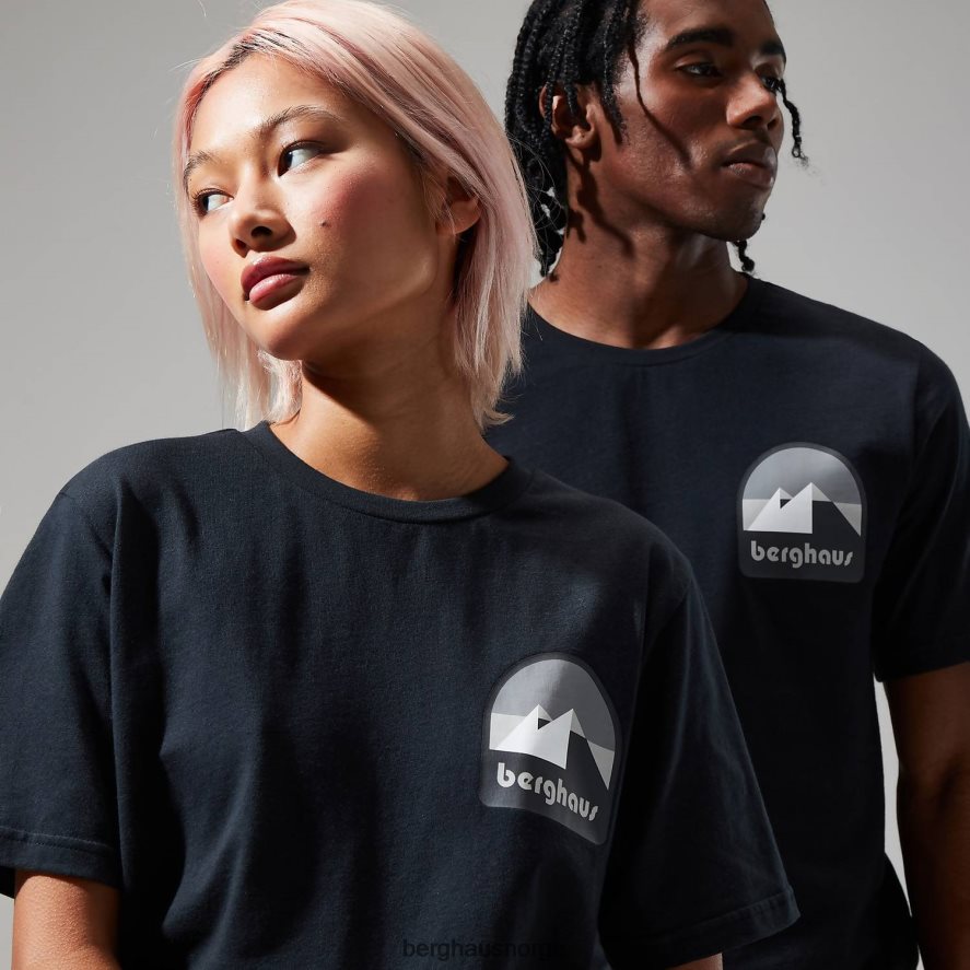 mtn anaglyph t-skjorte Berghaus kvinner svart F262D6485 klær