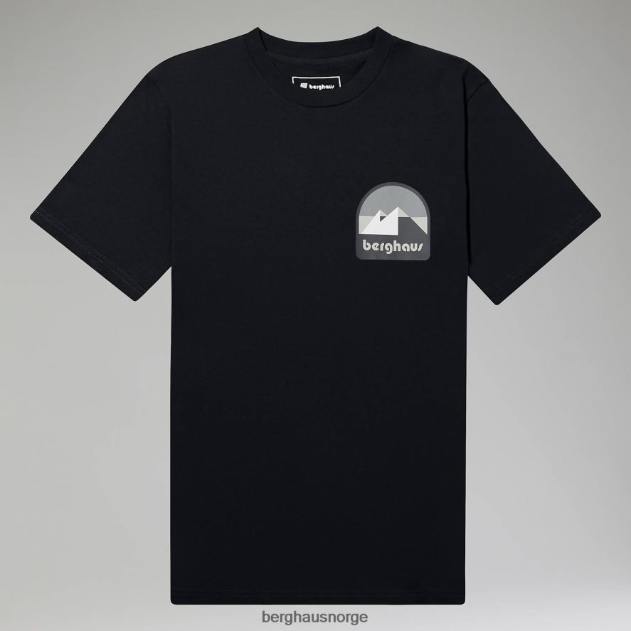 mtn anaglyph t-skjorte Berghaus kvinner svart F262D6485 klær