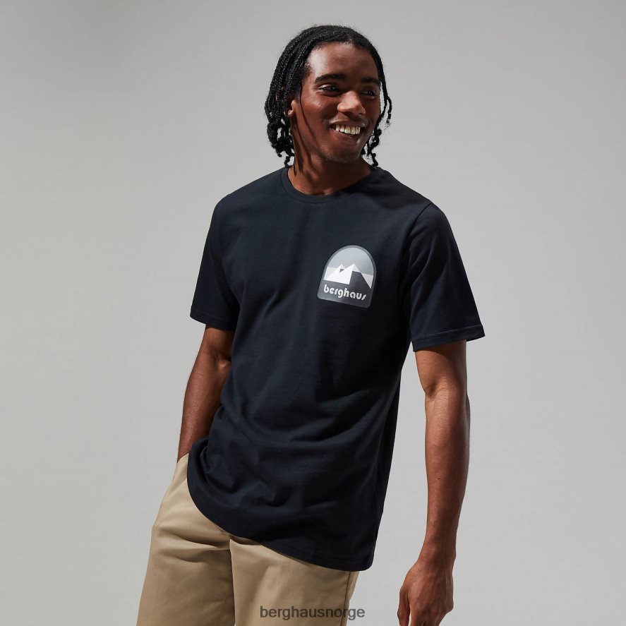mtn anaglyph t-skjorte Berghaus kvinner svart F262D6485 klær