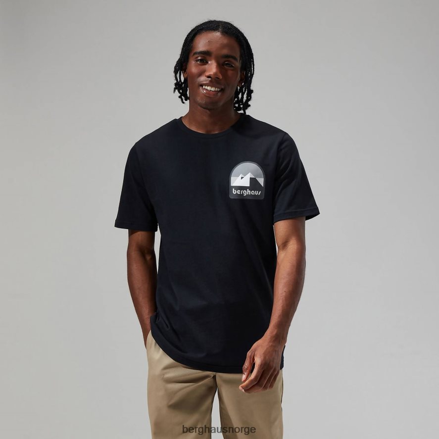 mtn anaglyph t-skjorte Berghaus kvinner svart F262D6485 klær