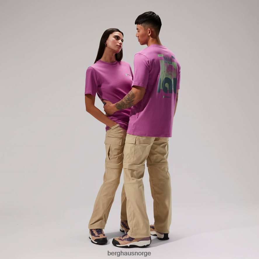 mtn zine kortermet t-skjorte Berghaus kvinner lilla F262D6490 klær