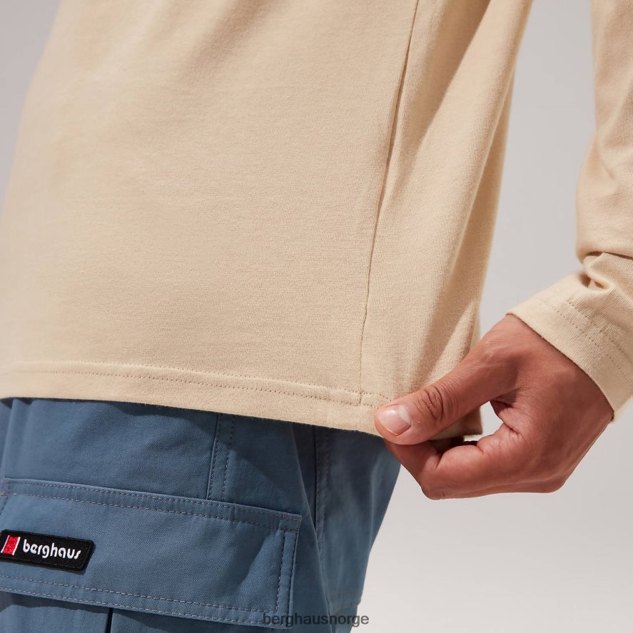 orginal heritage f&b logo langermet t-skjorte Berghaus kvinner naturlig F262D6497 klær