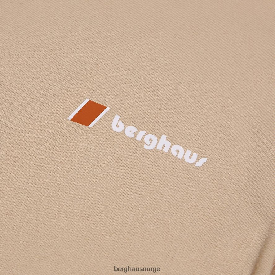 orginal heritage f&b logo langermet t-skjorte Berghaus kvinner naturlig F262D6497 klær