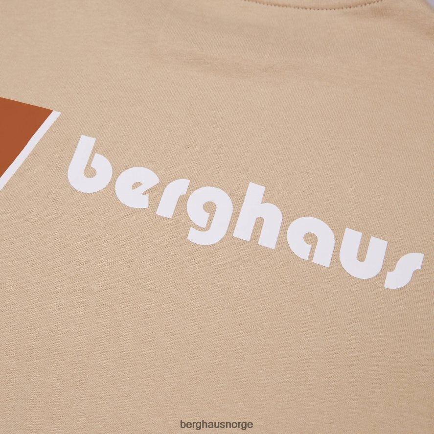 orginal heritage f&b logo langermet t-skjorte Berghaus kvinner naturlig F262D6497 klær