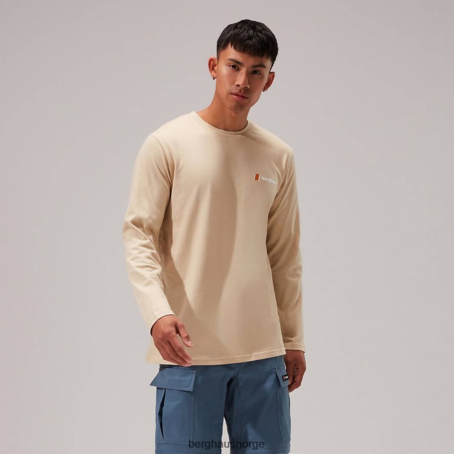 orginal heritage f&b logo langermet t-skjorte Berghaus kvinner naturlig F262D6497 klær