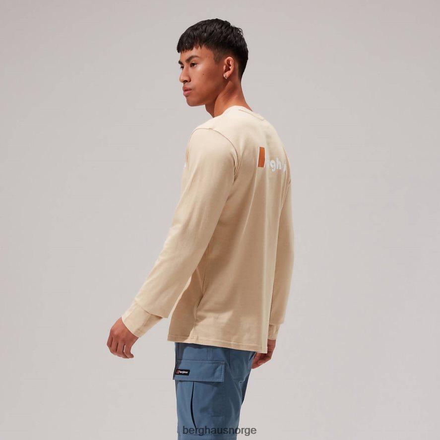 orginal heritage f&b logo langermet t-skjorte Berghaus kvinner naturlig F262D6497 klær