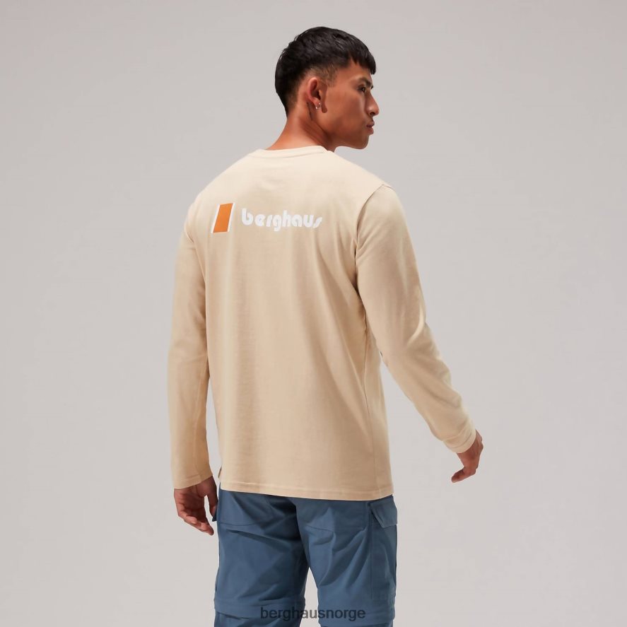 orginal heritage f&b logo langermet t-skjorte Berghaus kvinner naturlig F262D6497 klær