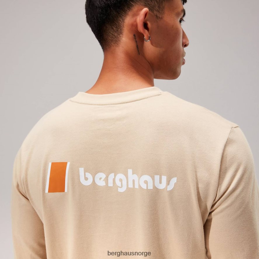 orginal heritage f&b logo langermet t-skjorte Berghaus kvinner naturlig F262D6497 klær