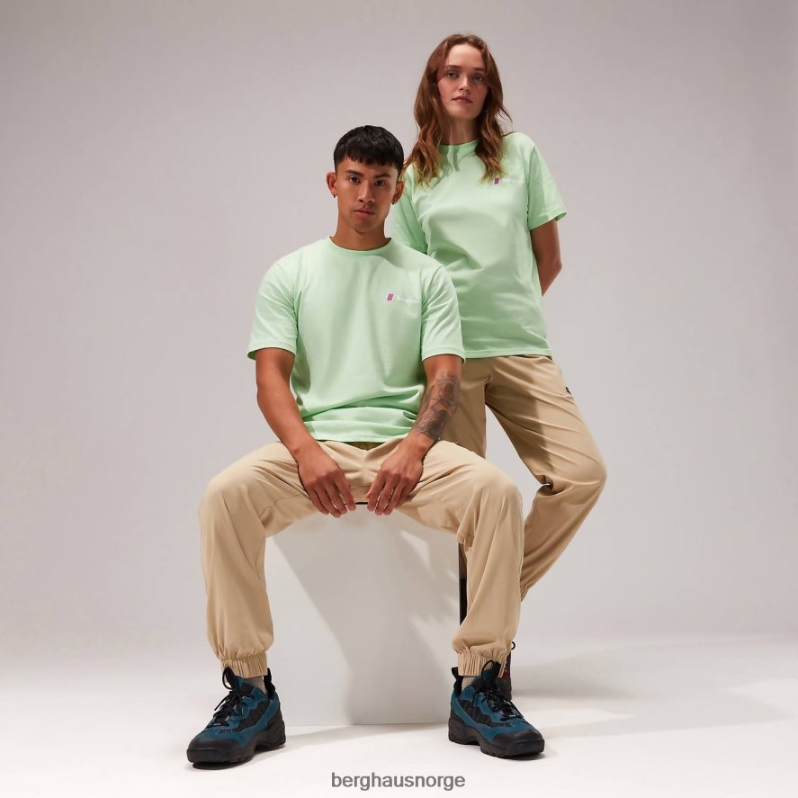 skyline lhotse kortermet t-skjorte Berghaus kvinner lysegrønn F262D6500 klær