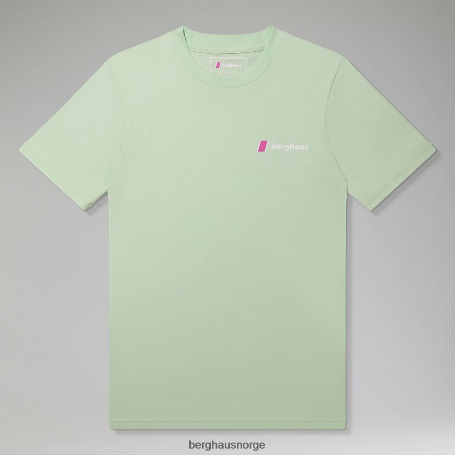 skyline lhotse kortermet t-skjorte Berghaus kvinner lysegrønn F262D6500 klær