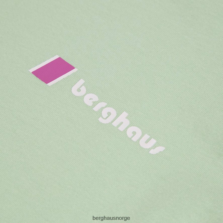 skyline lhotse kortermet t-skjorte Berghaus kvinner lysegrønn F262D6500 klær
