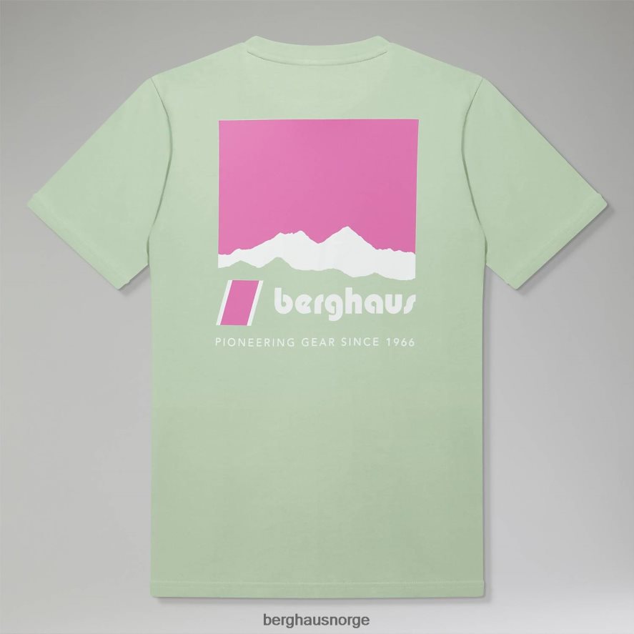 skyline lhotse kortermet t-skjorte Berghaus kvinner lysegrønn F262D6500 klær