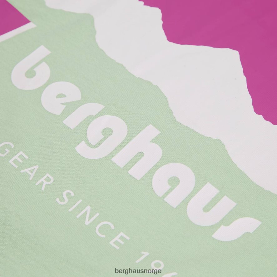 skyline lhotse kortermet t-skjorte Berghaus kvinner lysegrønn F262D6500 klær