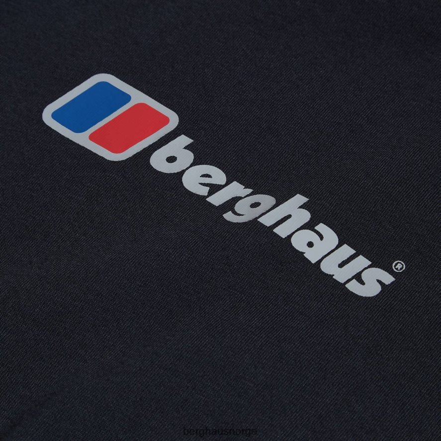 urban crop kortermet t-skjorte Berghaus kvinner jet black/syrah/rose dawn F262D6467 klær