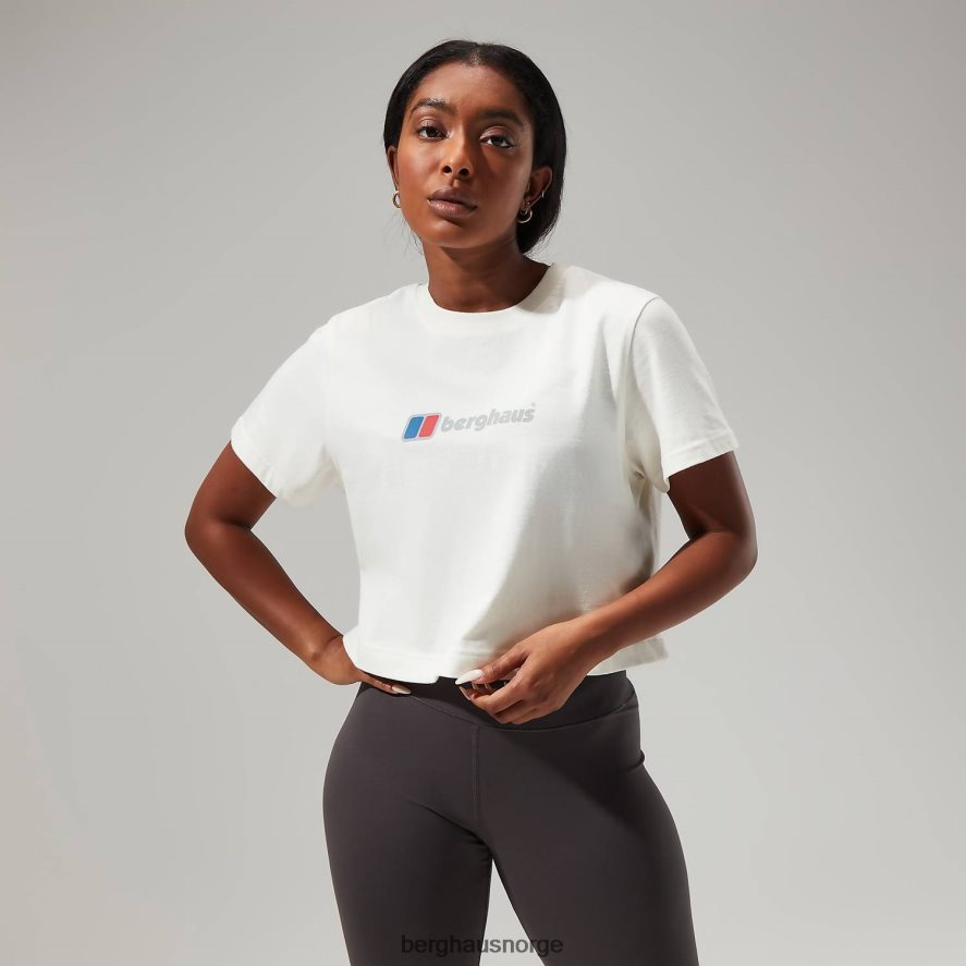 urban crop kortermet t-skjorte Berghaus kvinner kokosnøttmelk F262D6468 klær