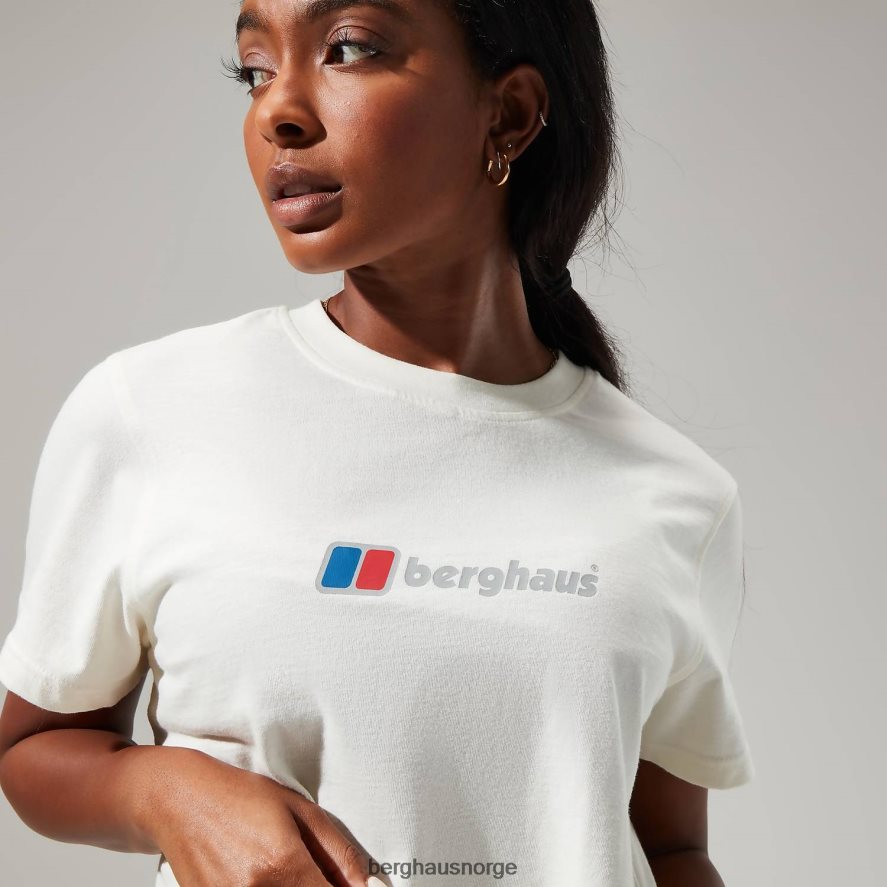 urban crop kortermet t-skjorte Berghaus kvinner kokosnøttmelk F262D6468 klær