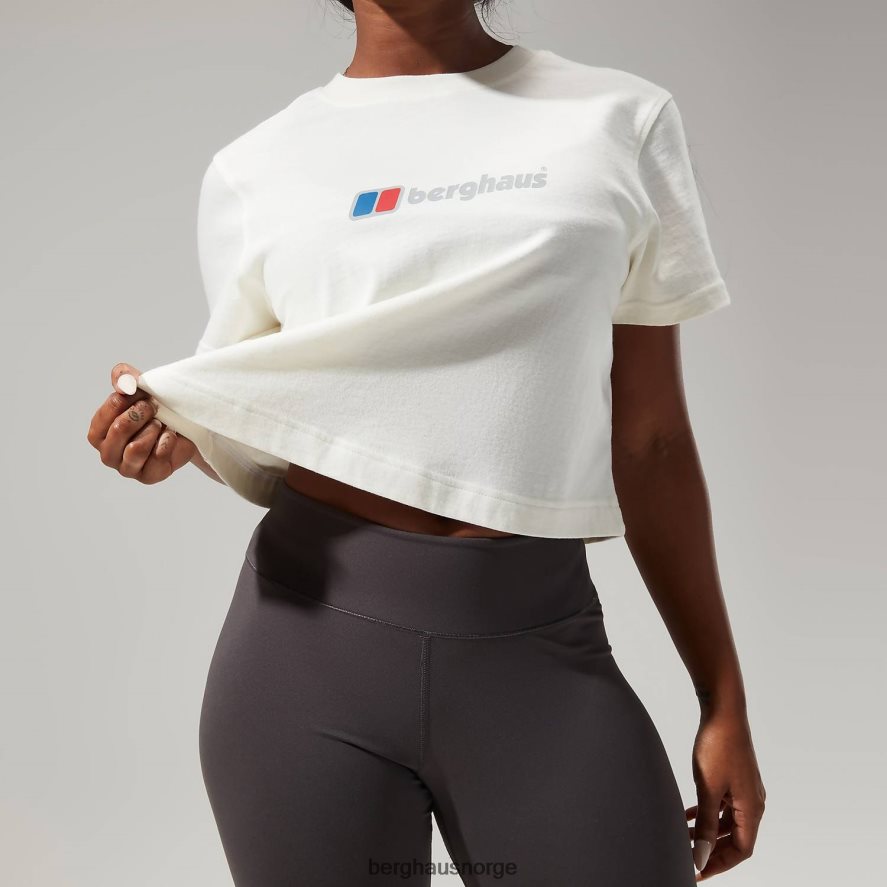 urban crop kortermet t-skjorte Berghaus kvinner kokosnøttmelk F262D6468 klær