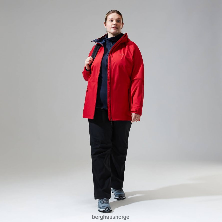 deluge pro jakke Berghaus kvinner rød F262D6326 klær