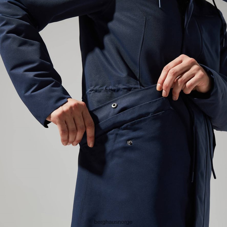 foxghyll parkas med hette Berghaus kvinner skumring/bein hvit F262D6315 klær