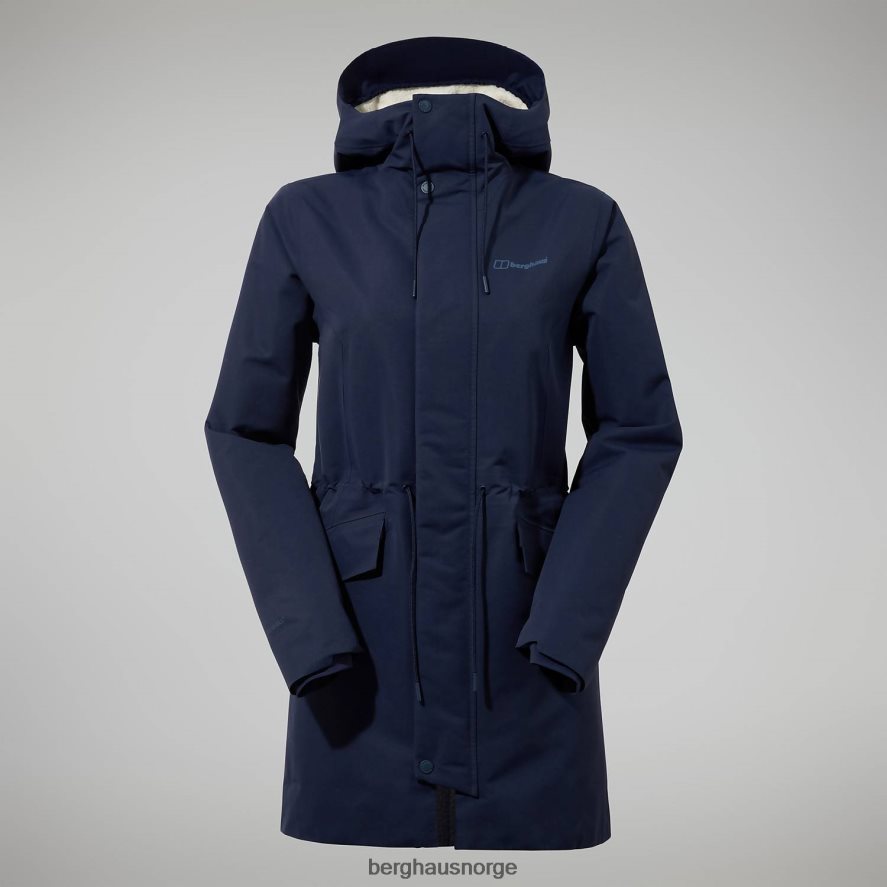 foxghyll parkas med hette Berghaus kvinner skumring/bein hvit F262D6315 klær