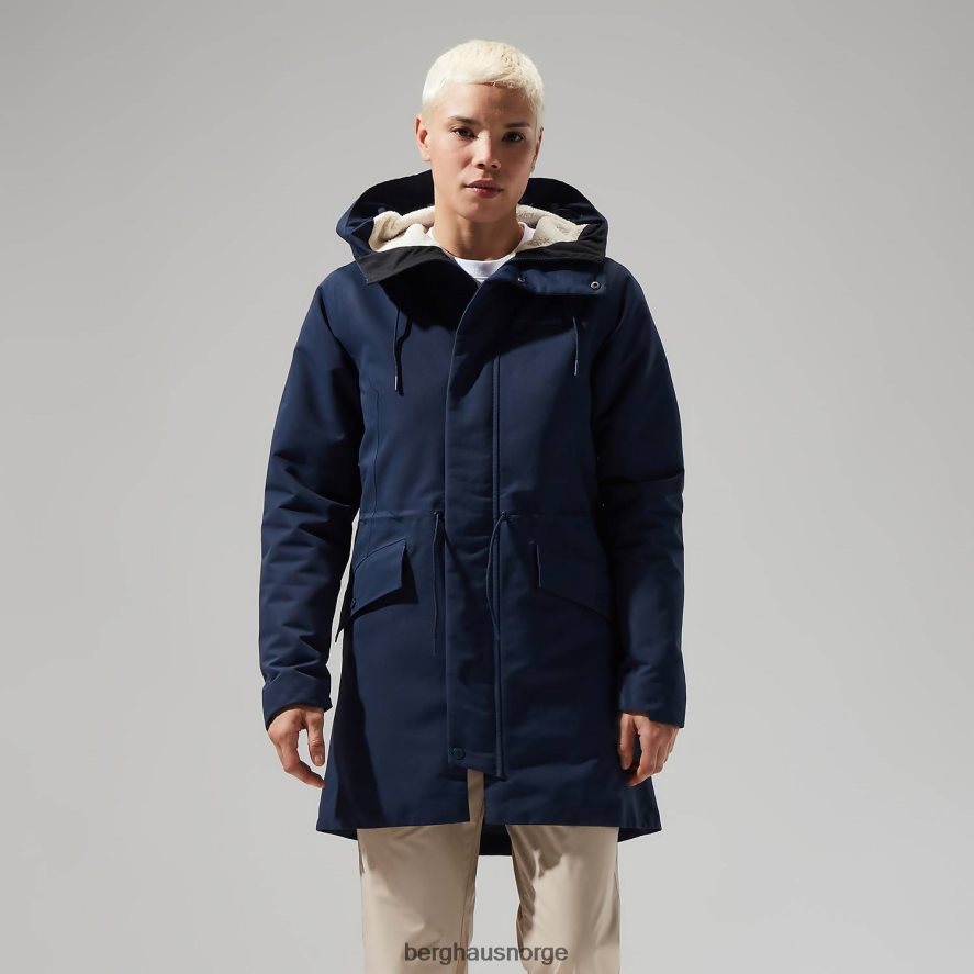 foxghyll parkas med hette Berghaus kvinner skumring/bein hvit F262D6315 klær