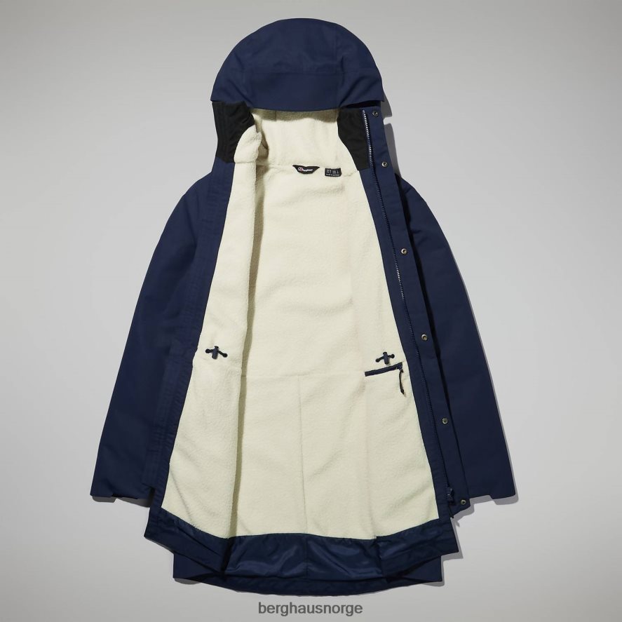 foxghyll parkas med hette Berghaus kvinner skumring/bein hvit F262D6315 klær