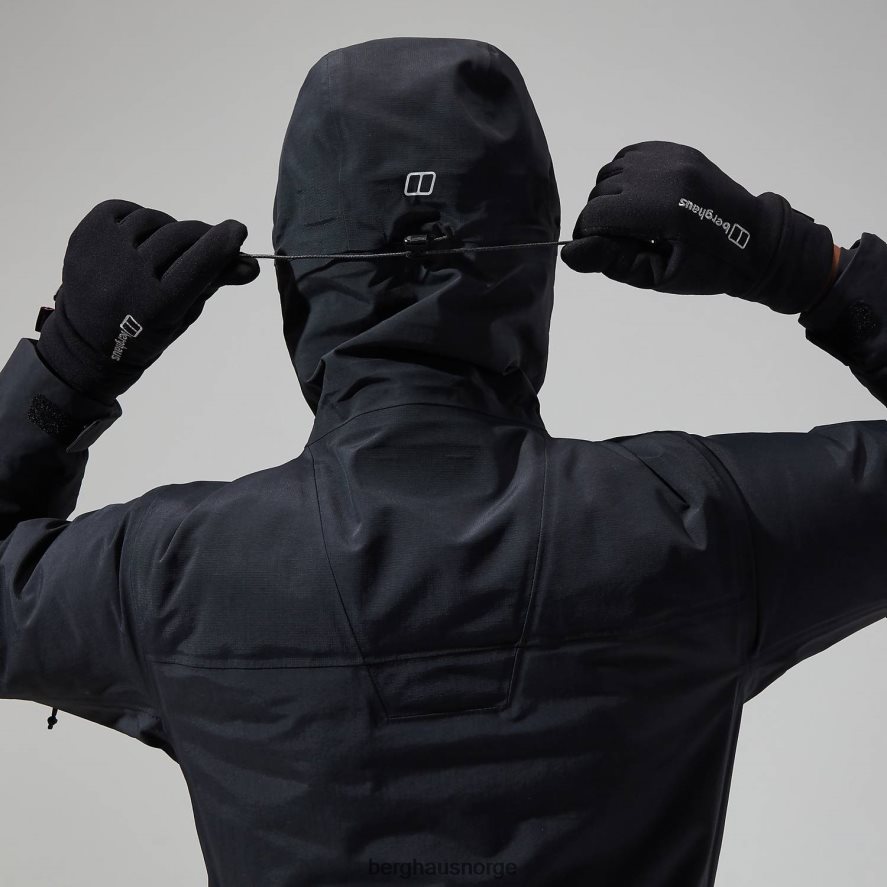 highland storm 3l vanntett jakke Berghaus kvinner kulsvart F262D6329 klær