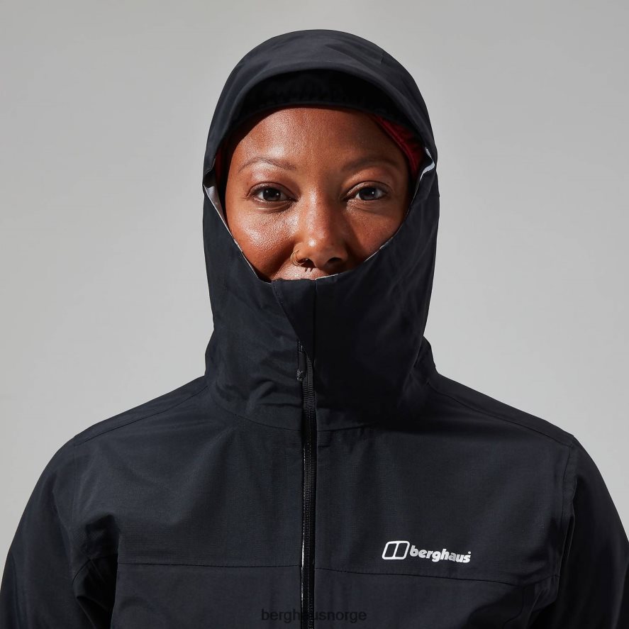 highland storm 3l vanntett jakke Berghaus kvinner kulsvart F262D6329 klær