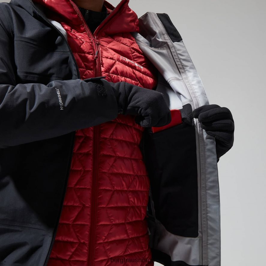 highland storm 3l vanntett jakke Berghaus kvinner kulsvart F262D6329 klær
