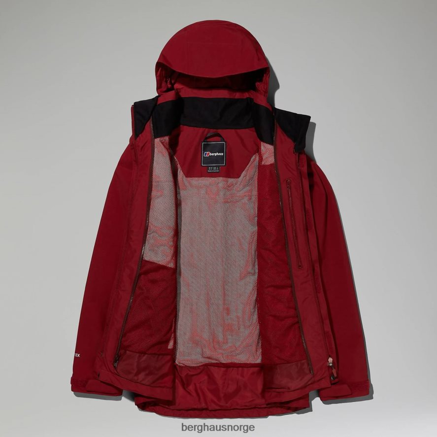 hillwalker jakke interaktiv Berghaus kvinner mørkerød F262D6332 klær