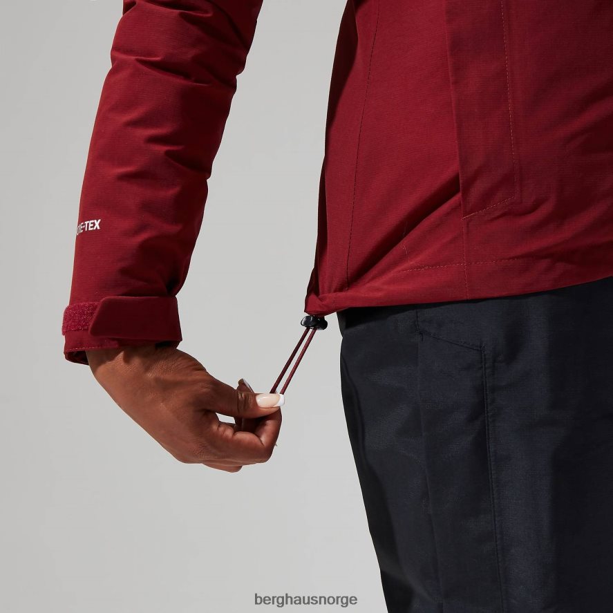 hillwalker jakke interaktiv Berghaus kvinner mørkerød F262D6332 klær