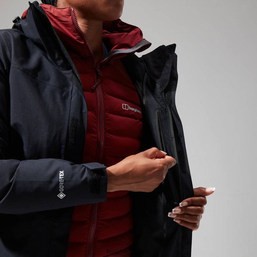 hillwalker jakke interaktiv Berghaus kvinner svart F262D6331 klær